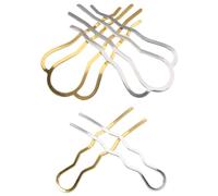 Ciieeo 4 Pezzi Pettini Laterali Francesi in Metallo per Chioma da Donna, Accessori Chioma Fini per Acconciature Quotidiane e Cerimonie, Pettini da Sposa Resistenti e Decorativi