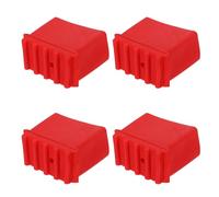 Ciieeo 4 Pezzi Piedini in Gomma Antiscivolo per Scala Pieghevole, Copripiedi Resistenti alle Intemperie 2,5x5 Cm, Accessori di Ricambio per Protezione Pavimenti e Stabilità in Casa