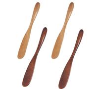 Ciieeo 4 Pezzi Raschiatore per Maschera Viso in Legno, Strumento Facile da Usare per Applicare e Rimuovere Crema, per Maschere Fai da Te Sul Viso
