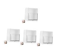 Ciieeo 4 Pezzi Scatola Di Cotton Fioc Cotton Fioc Per Porta Cotton Fioc Palle Organizzatore Diviso Batuffoli Di