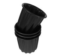 Ciieeo 4 pezzi Stampi Canele Acciaio Carbonio Antiaderenti per Muffin e Dolci da Forno Resistente e Facile da per Torte Quiche e Pudding Uso e Professionale