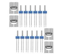 Ciieeo 4 Set Accessori per Macchine da Cucire Aghi Doppi in Acciaio Inossidabile e Piedino per Orli, Versatile per Cuciture Multilivello, per Macchine da Cucire Domestiche