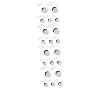 Ciieeo 4 Set Pz Cuscinetti Professionali Auto Adesivi Silicone Per Elettrostimolatore Pad Massaggio Tondi Per Uso Domestico E Comfort Eccellente 10 Pezzi * 4