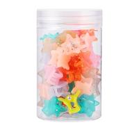 Ciieeo 40 Pezzi Pinze per Chioma Mini in Resina a Forma di Stella Leggere e Resistenti, Fermagli per Chioma Bambina per Acconciature Eleganti e Quotidiane