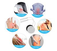 Ciieeo 40 Piastre Elettrodi Rotondi Autoadesive Silicone per Elettrostimolatore Pad Morbidi con Alta Conducibilità e Riutilizzabili