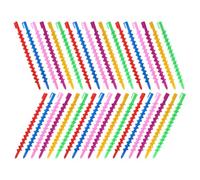 Ciieeo 40pezzi Bigodini per Permanente Bigodini Spirale in Plastica Riutilizzabili per Capelli Strumenti per Arricciare Capelli Spirale per Donne Colore Casuale