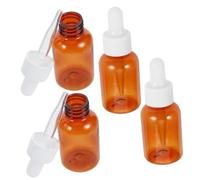 Ciieeo 4pezzi Flaconi Contagocce Per Oli Essenziali Piccole Bottigliette Di Plastica Per Viaggi e Uso Esterno Per Conservare Miscele