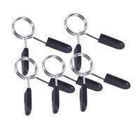 Ciieeo 5 Pezzi Collari Molla per Bilanciere in Plastico 27mm Clip Sicure Antiscivolo per Powerlifting e Sollevamento Pesi Palestra