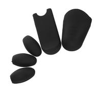 Ciieeo 5 Pezzi Cuscinetti per Sassofono in Silicone Nero Cuscino Salvadita per Sassofono Facilità di Installazione e Protezione per Pratica e Performance