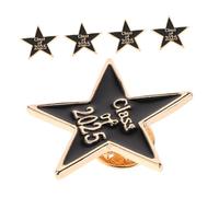 Ciieeo 5pezzi Spille Forma Cinque Punte in Accessori Per Stagione Delle Lauree Distintivi Eleganti Per Bomboniere Tema