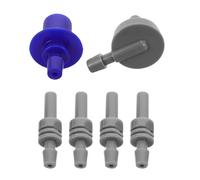 Ciieeo 6 Connettori Adattatori per Fascia da Braccio per Misuratore di Pressione Sanguigna, Connettori per Tubo Dell'aria 5 Mm/11 Mm, Compatibili Multi-, Collegamento senza