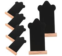 Ciieeo 6 Pezzi Mini Lavagne in Faccia con Supporto per Etichette Alimentari e Segnaposto Buffet Decorazione Scandinava per Matrimoni Ristoranti e Uffici