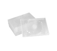 Ciieeo 6pezzi Custodie Trasparenti Per Cd Dvd Porta Cd Doppio Disco Con Finestra Per Etichetta Contenitore Compatibile Media Video Storage Per Casa e Viaggio Scatola Salvaspazio Portatile