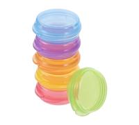 Ciieeo 6pezzi Porta Pillole Piccolo Portapillole da Viaggio Contenitore per Medicinali Compatto Mini Portapillole Chiusura Ermetica Organizzatore per Integratori per Uso Quotidiano