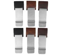 Ciieeo 6pezzi Supporto Per Penne Acciaio Inossidabile Con Design Creativo Clip Per Penne Compatibile Con Taccuini e Note Confezione Di Cavallo Nero e Marrone