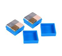 Ciieeo 8 Pezzi Attrezzatura per l'insegnamento del cubo kit misurazione per l'aula scienze cubo indagine sulla densità fornitura esperimenti specifica alluminio