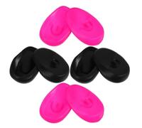 Ciieeo 8 Pezzi Paraorecchie Impermeabili per Tintura Chioma, Copriorecchie da Parrucchiere Bordo Elastico Regolabile, Protezione Orecchie Riutilizzabile per Uso Salone e Casa