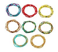 Ciieeo 8pezzi Catena Da Spiaggia Per Donna Perline Di Ornamenti Per Corpo in Metallo Collana Per Costume Bikini e Utilizzo Party