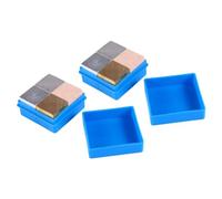 Ciieeo 8pezzi Kit di Cubi Metallici Uguali in Rame Alluminio e Ferro per Esperimenti sulla Densità e Sul Calore Studio e Indagini Scientifiche Custodia di Sicurezza