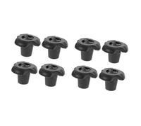 Ciieeo 8pezzi Punte in Gomma per Bastoni da Passeggio Estremità Antiscivolo per Bastoni da Trekking Tappi Terminali di Ricambio per Stampelle Copripiedi da Passeggio Accessori