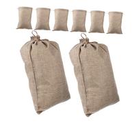 Ciieeo 8pezzi Sacchetti di Juta con Coulisse Riutilizzabili per Conservare Verdure Frutta e Patate Borsa Multiuso per Casa e Festival