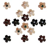 Ciieeo Accessori per Acconciature a Forma di Fiore 16 Pezzi in Plastica per Bambine e Ragazze Facili da Usare per Eventi e Compleanni