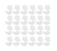 Ciieeo Adesivi Antiscivolo per Vasca da Bagno 24 Pezzi Decorazione Cartone Animato Piccolo Anatroccolo Bianco, Adesivi per Doccia e Bagno per Sicurezza Antiscivolo in Docce e Piscine