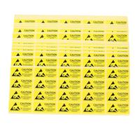 Ciieeo Adesivi Di Avvertenza Elettrostatica 200 Pezzi, Etichette Antistatiche 55x25mm Per Dispositivi Elettrici Sensibili, Adesivi Di Sicurezza Forte Adesione Per Protezione Esd
