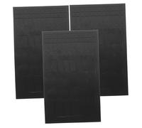 Ciieeo Adesivi Oscuranti per Dispositivi Elettronici, 3 Fogli Autoadesivi in Pvc Nero, Riduzione Luminosità LED per Tv e Apparecchi, Protezione Occhi da Riverberi Fastidiosi,