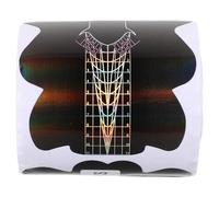 Ciieeo Adesivi per Nail Art e Guida alla Forma delle Unghie in Rotolo per Estensione Unghie Acriliche per Manicure Francese e Uso Professionale