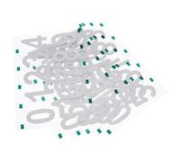 Ciieeo Adesivi Riflettenti Numerici per Cassette Postali 6 Pezzi, Numeri Fluorescenti Impermeabili 2 Pollici per Esterni, Adesivi Grandi per Indirizzi Visibilità Notturna e Resistenza