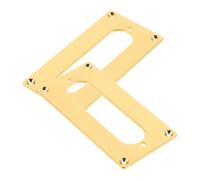 Ciieeo Anelli di Montaggio per Pickup Chitarra Elettrica 92x46 Mm Set 2 Pezzi in Metallo Dorato Viti per Installazione Facile e Protezione per Uso Live e Domestico