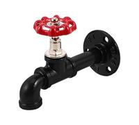 Ciieeo Appendiabiti da Parete Industriale in Ferro Vintage, Gancio Decorativo Rustico per Ingresso Bagno e Camera, Supporto Portasciugamani Singolo in Stile Industriale