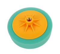 Ciieeo Applicatore per Cera Auto Poliestere Nido Tamponi Lucidatura per Finitura Specchiata Compatibile con Attacco per Trapano e Lucidatrice Verde