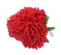 Ciieeo Asciugamano Sfera in Ciniglia a Forma di Fragola, Asciugatura Rapida e Morbida, con Passante, per Bagno e Cucina