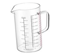 Ciieeo Bicchiere Graduato Vetro Borosilicato con e Beccuccio per Misurazioni Precise Cucina Cottura e Preparazione Bevande