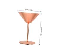 Ciieeo Bicchiere Martini in Inossidabile Robusto Ed Cocktail Unico e Resistente per Feste e Matrimoni Design Innovativo e Lucidato per Uso Duraturo