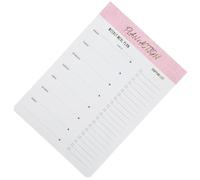 Ciieeo Blocco Note da Ufficio e Blocchi per Appunti Portatili, Agenda Giornaliera Multifunzione Ampio Spazio per Pianificare, Design Semplice e Pratico per Uso Quotidiano a Casa e