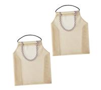 Ciieeo Borsa Appesa per Oggetti 2 Pezzi in Poliestere Traspirante Design Ventilato per Cucina e Bagno Organizzatore da Appendere