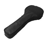 Ciieeo Borsa per Mandolino Imbottita e Multiuso Oxford Nero, Zaino Leggero e Resistente per Trasporto Musicale Quotidiano