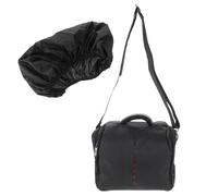 Ciieeo Borsa per Protezione Obiettivi per in Nylon Macchina Fotografica Reflex Nero Tracolla Regolabile Copertura Antipioggia, Resistente e Imbottita Accessori