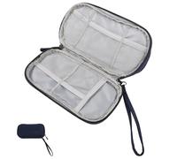 Ciieeo Borsa Porta Cavi in Poliestere Versatile e Facile da Trasportare Design a Rete Interna per Cavi Dati e Batteria Esterna, per Zaino o Bagaglio