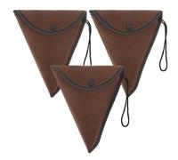 Ciieeo Borsa Porta Ocarina a 12 Fori Non Tessuto Resistente Set da 3 Pezzi Supporto e Corda Custodia Leggera per Viaggio e Uso Esterno per Riporre Strumenti Musicali e Accessori