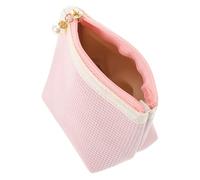 Ciieeo Bustina Portamonete in Velluto a Coste Rosa Scomparto Interno per Chiavi e Cosmetici, Design Multifunzionale e Stile Semplice per Viaggi e Uso Quotidiano
