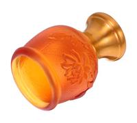 Ciieeo Calice Medievale in Lega per Cerimonie Sacre, Coppa per Offerte e Acqua Santa, Uso Domestico e Tempio, Design Versatile e Facile da Pulire