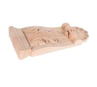 Ciieeo Capitello in Legno Intagliato Decorazioni per Mobili in Legno Angoli Intagliati in Legno Sovrapposizioni di Decorazioni in Legno per Mobili Intarsi in Legno Applique in Legno