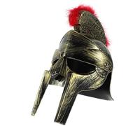 Ciieeo Cappello da Soldato Riutilizzabile e Comodo Dell'antica Roma in Plastica Oro Accessorio per Costume Medievale Maschile per Feste di Ruolo e Cosplay