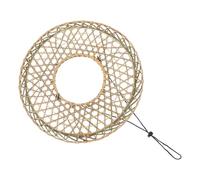 Ciieeo Cappello da Sole in Bambù Intrecciato a Mano Traforato, Copricapo Tradizionale da Coltivatore di Riso e Cosplay Guerriero, Accessorio Decorativo per Fotografia, Social Media e Uso