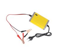 Ciieeo Caricabatteria per Auto e con Display LED Caricatore Sicuro e Veloce per Batterie Protezioni Multiple per e Manutenzione Batteria