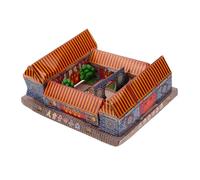 Ciieeo Casa Sacrificale Colorata per Festival Degli Antenati Villa per Ruolo Creativo Decorazione per Funerali e Qingming